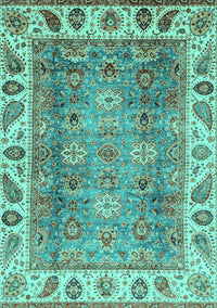 Oriental Turquoise Traditional Rug, abs3700turq