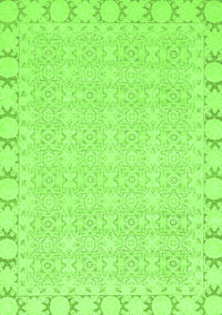 Abstract Green Modern Rug, abs3701grn