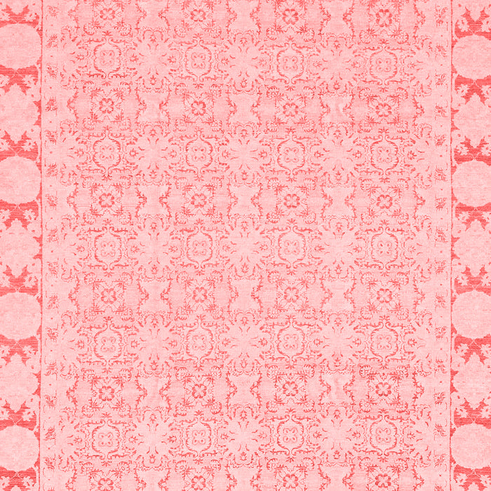 Machine Washable Abstract Red Modern Rug, wshabs3701red