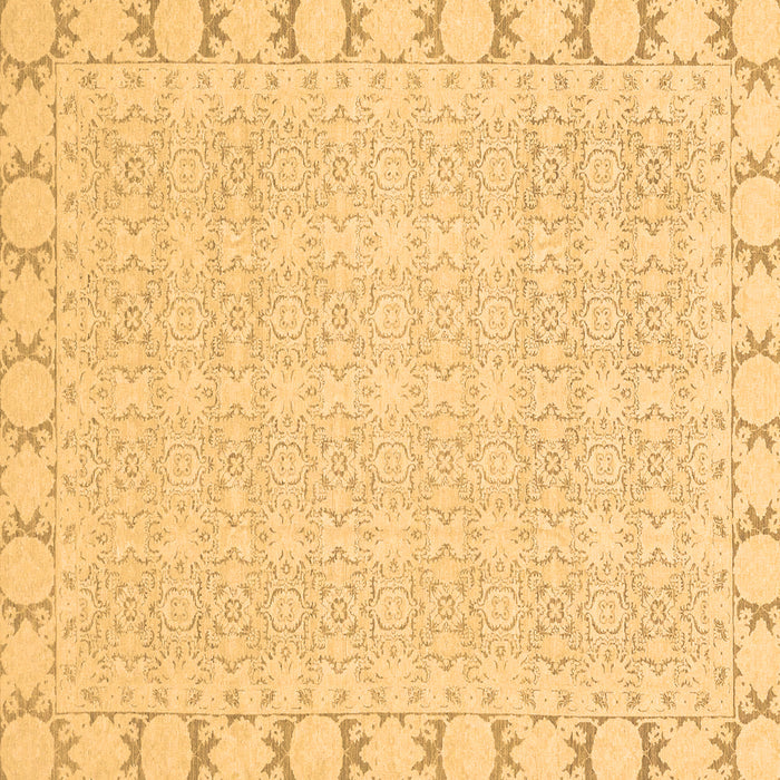 Square Abstract Brown Modern Rug, abs3701brn