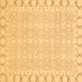 Square Abstract Brown Modern Rug, abs3701brn