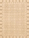 Machine Washable Abstract Brown Gold Rug, wshabs3701