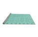 Sideview of Machine Washable Abstract Light Blue Modern Rug, wshabs3701lblu