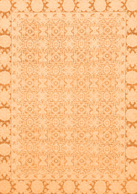 Abstract Orange Modern Rug, abs3701org