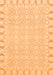 Abstract Orange Modern Rug, abs3701org