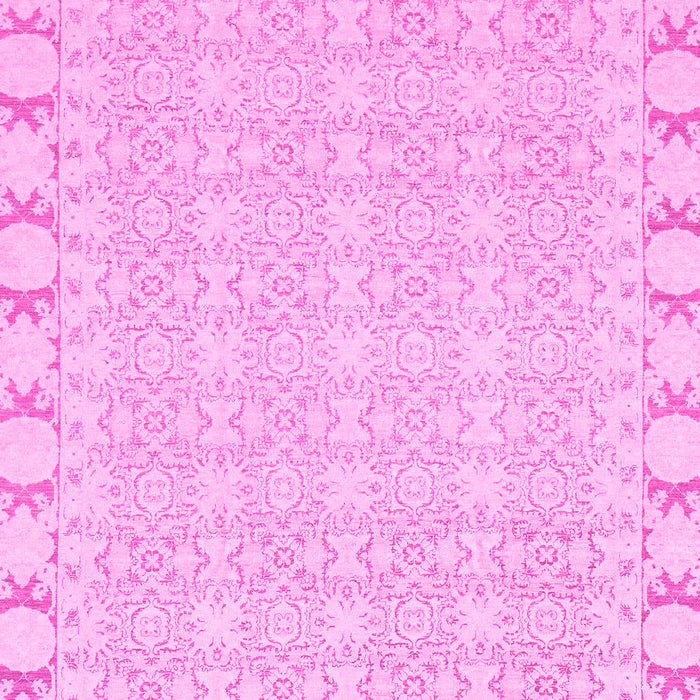 Machine Washable Abstract Pink Modern Rug, wshabs3701pnk