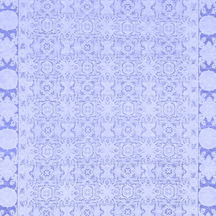 Machine Washable Abstract Blue Modern Rug, wshabs3701blu