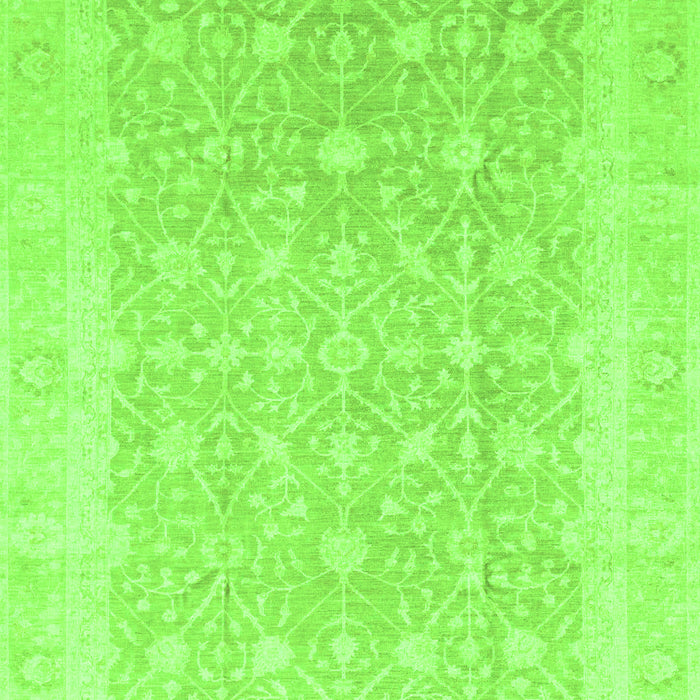 Machine Washable Abstract Green Modern Area Rugs, wshabs3702grn
