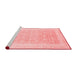 Modern Red Washable Rugs