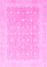 Abstract Pink Modern Rug, abs3702pnk