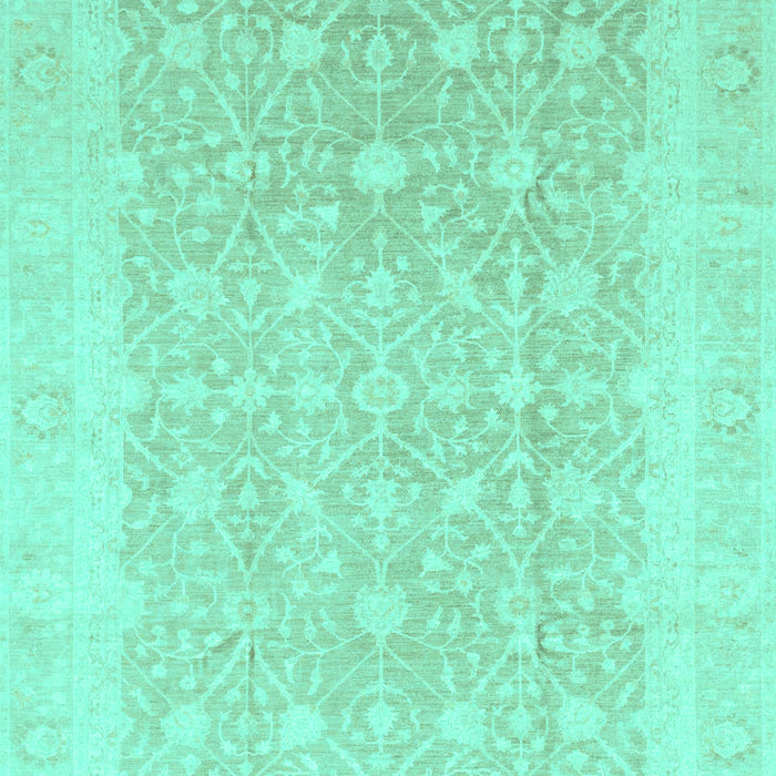 Abstract Turquoise Modern Rug, abs3702turq
