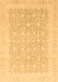 Abstract Brown Modern Rug, abs3702brn