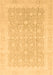 Abstract Brown Modern Rug, abs3702brn