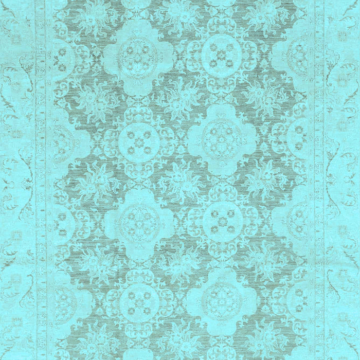 Oriental Light Blue Traditional Rug, abs3703lblu