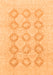 Oriental Orange Traditional Rug, abs3703org