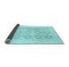 Sideview of Oriental Light Blue Traditional Rug, abs3703lblu