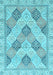 Machine Washable Abstract Light Blue Modern Rug, wshabs3704lblu