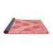 Abstract Red Modern Area Rugs