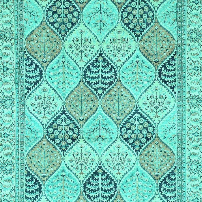 Machine Washable Abstract Turquoise Modern Area Rugs, wshabs3704turq