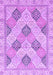 Abstract Purple Modern Rug, abs3704pur