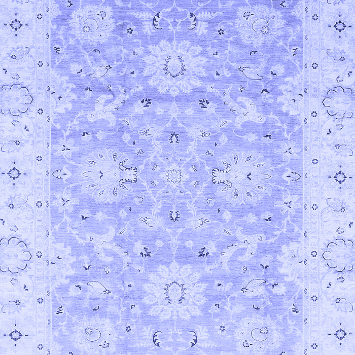 Machine Washable Oriental Blue Traditional Rug, wshabs3705blu