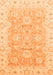 Oriental Orange Traditional Rug, abs3705org