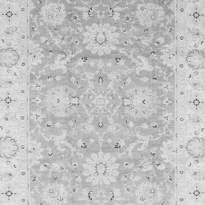 Machine Washable Oriental Gray Traditional Rug, wshabs3705gry