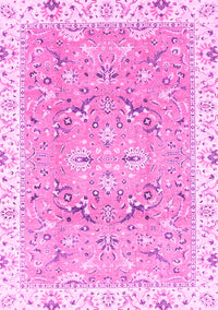 Abstract Pink Modern Rug, abs3706pnk