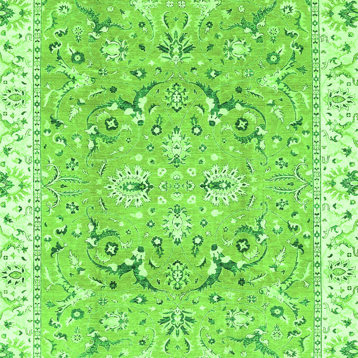 Abstract Green Modern Rug, abs3706grn