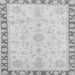 Square Machine Washable Abstract Gray Modern Rug, wshabs3707gry