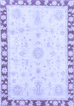 Abstract Blue Modern Rug, abs3707blu