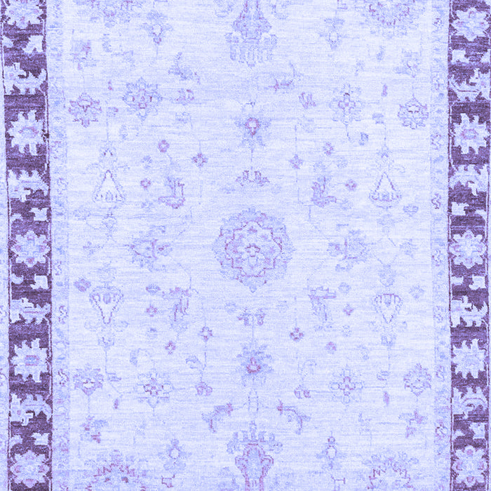 Abstract Blue Modern Rug, abs3707blu