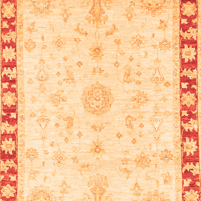 Abstract Orange Modern Rug, abs3707org
