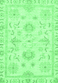 Oriental Emerald Green Traditional Rug, abs3708emgrn