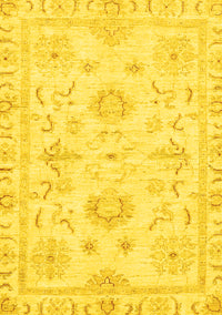 Oriental Yellow Traditional Rug, abs3708yw