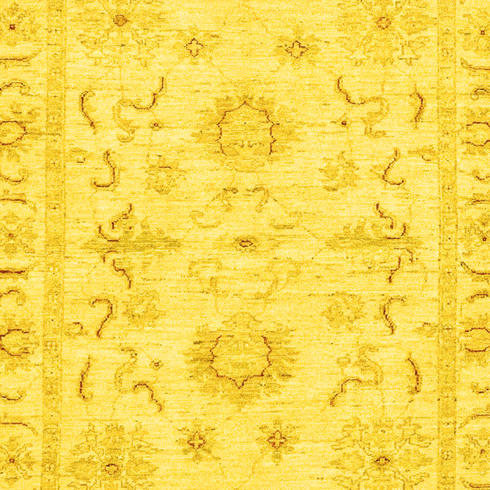 Oriental Yellow Traditional Rug, abs3708yw