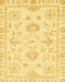 Machine Washable Abstract Yellow Rug, wshabs3708