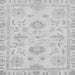 Square Oriental Gray Traditional Rug, abs3708gry