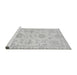 Sideview of Machine Washable Oriental Gray Traditional Rug, wshabs3708gry