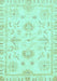 Oriental Light Blue Traditional Rug, abs3708lblu