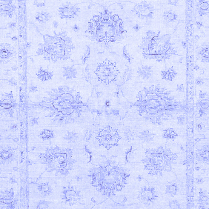 Machine Washable Oriental Blue Traditional Rug, wshabs3709blu