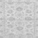 Square Machine Washable Oriental Gray Traditional Rug, wshabs3709gry