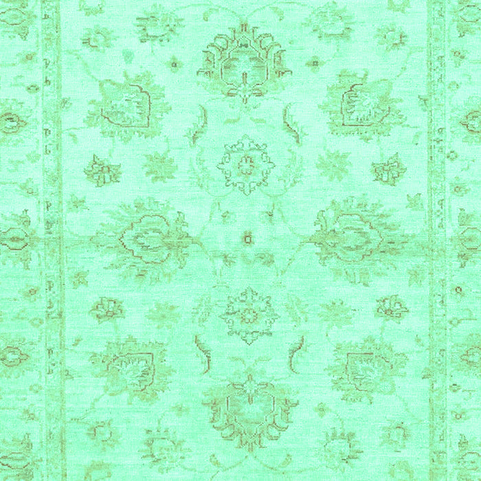 Machine Washable Oriental Turquoise Traditional Area Rugs, wshabs3709turq
