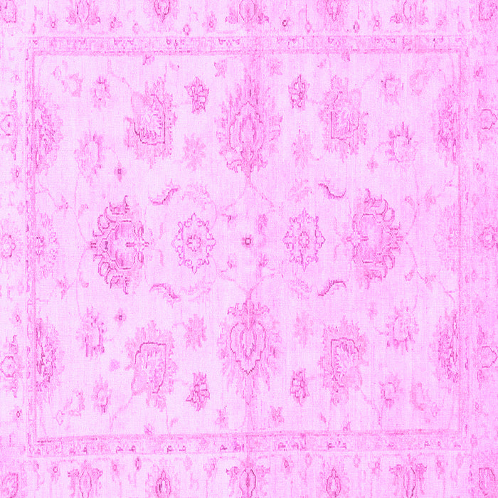 Square Machine Washable Oriental Purple Traditional Area Rugs, wshabs3709pur