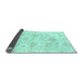 Sideview of Oriental Light Blue Traditional Rug, abs3709lblu