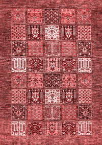 Abstract Red Modern Rug, abs370red