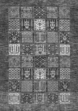 Abstract Gray Modern Rug, abs370gry