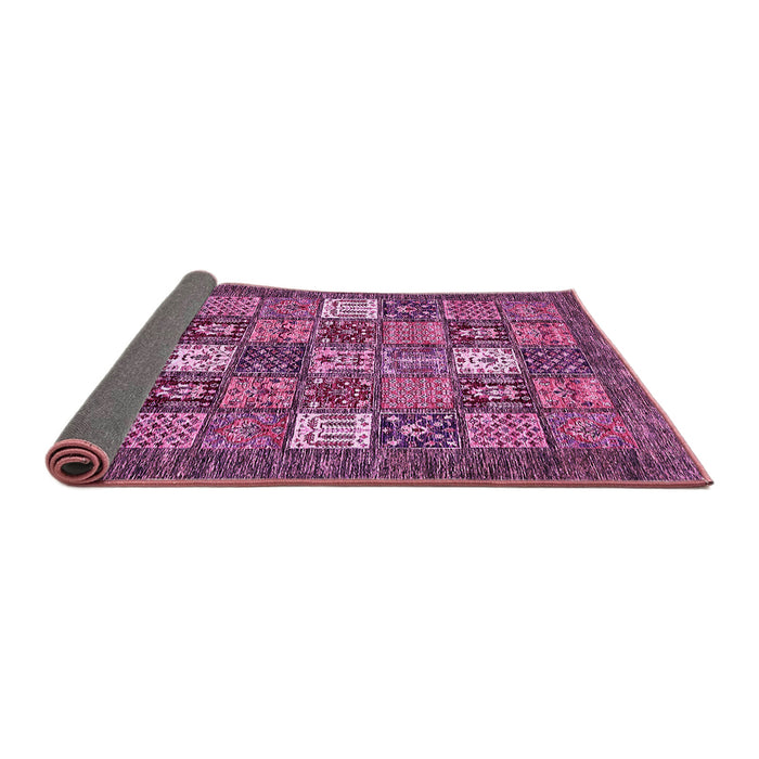 Sideview of Abstract Pink Modern Rug, abs370pnk