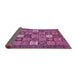 Sideview of Abstract Pink Modern Rug, abs370pnk