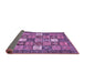 Sideview of Abstract Purple Modern Rug, abs370pur